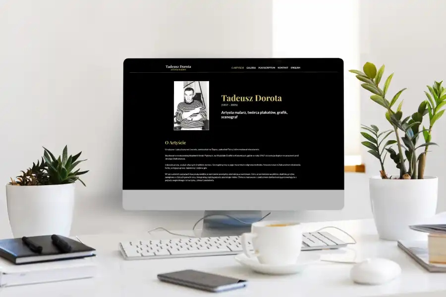 <p>Strona internetowa dla Tadeusza Doroty &ndash; artysta malarz, grafik i tw&oacute;rca plakat&oacute;w</p>
